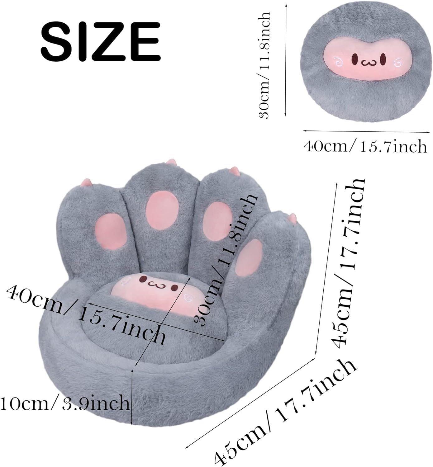 Cute Seat Cushion Cat Paw Shape । TrendyBurg