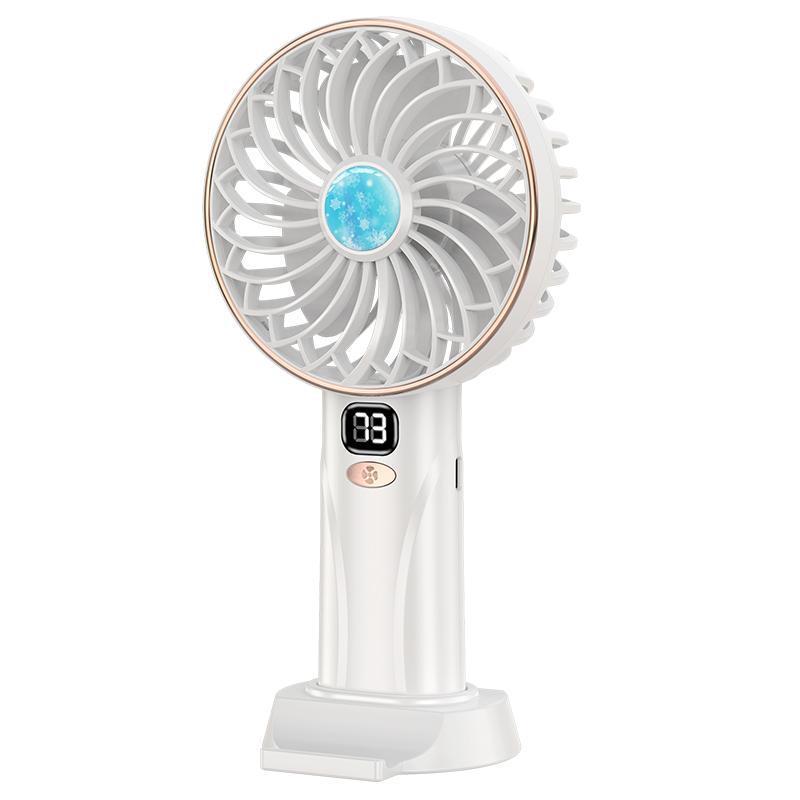 Spray Handheld Fan Digital Display Screen / Long Life Battery