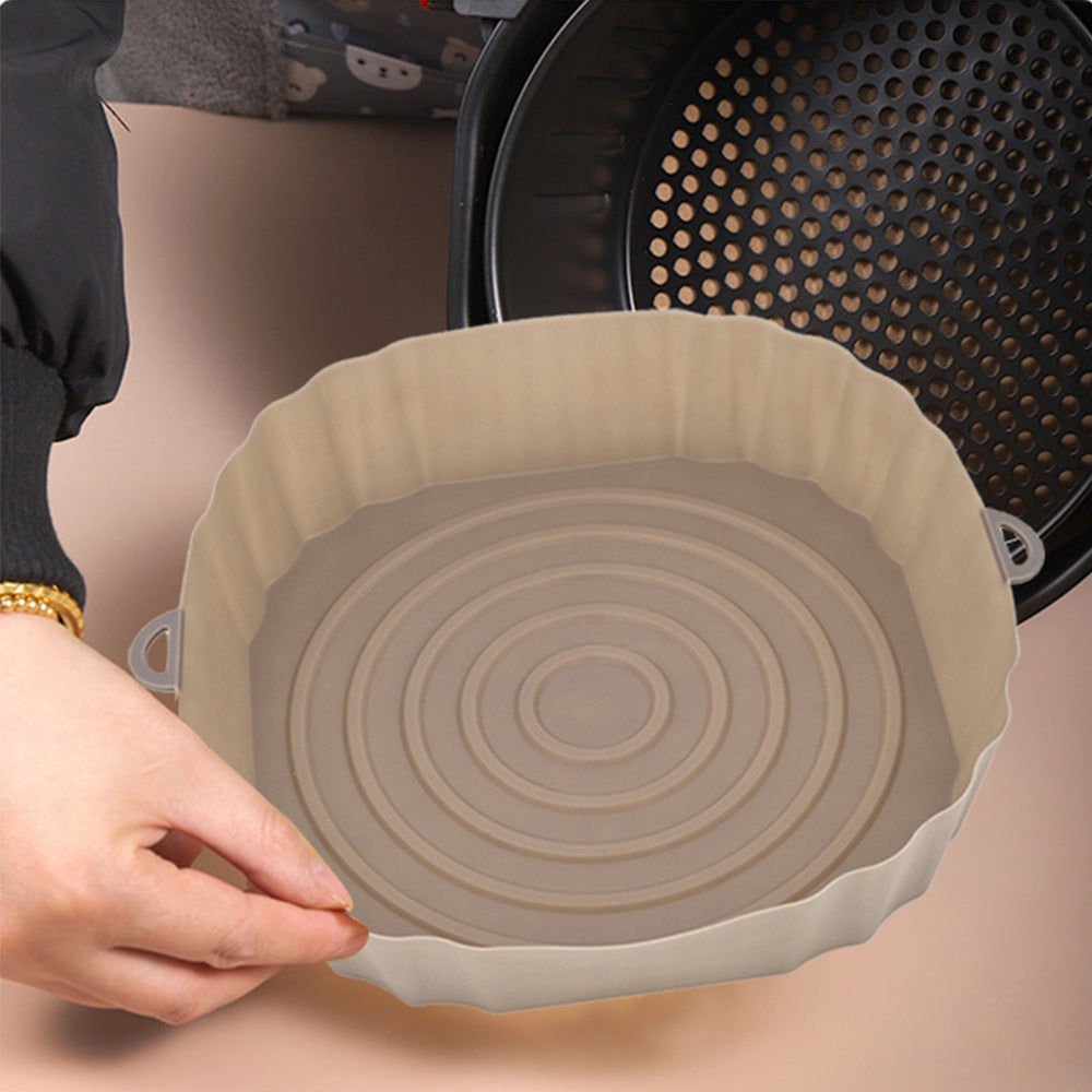 🏆Flash Sale⚡Air Fryer Silicone Liner - Reusable Non-Stick Mat, Heat Resistant & Dishwasher Safe Accessories