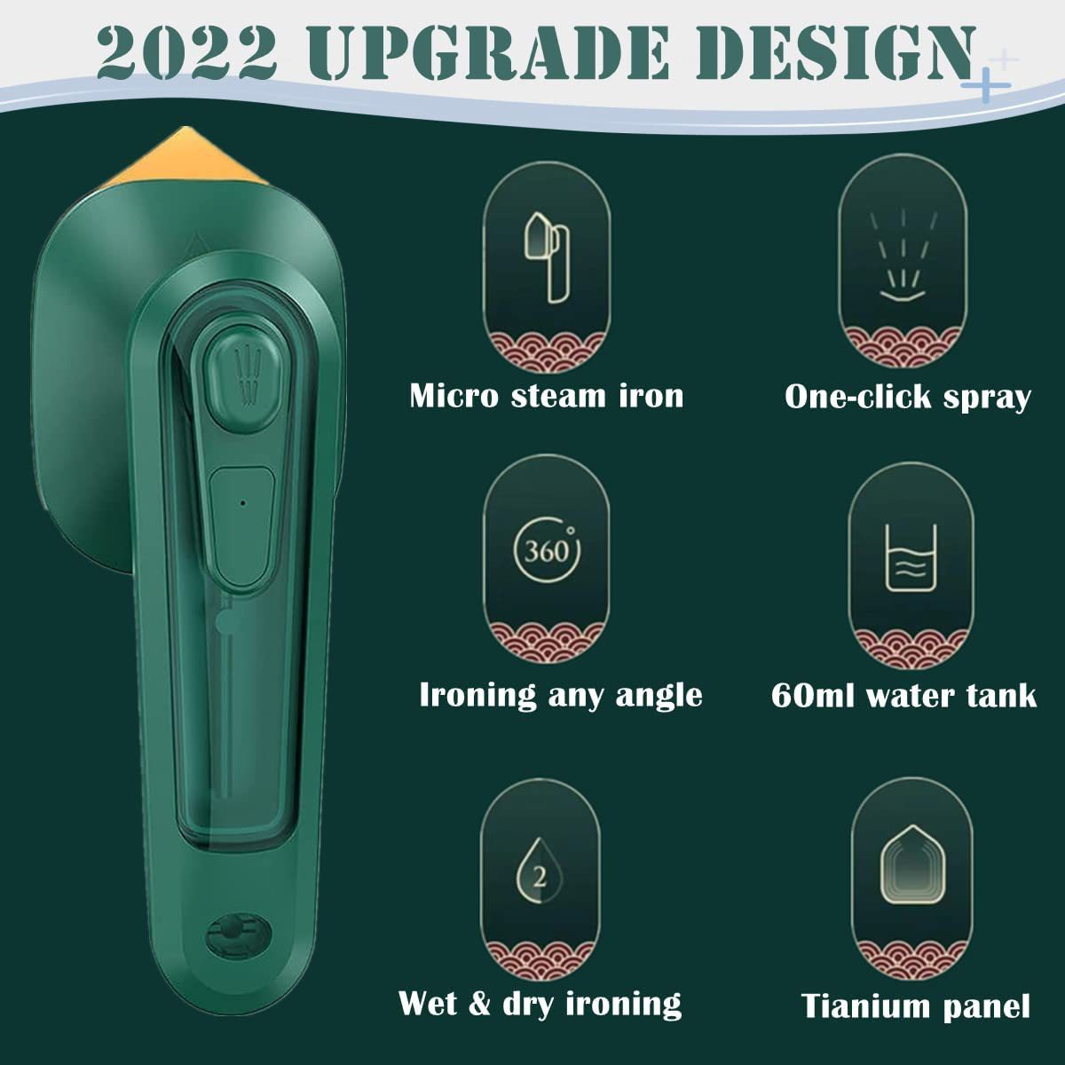 Handheld Portable Garment Ironing Machine with Steam