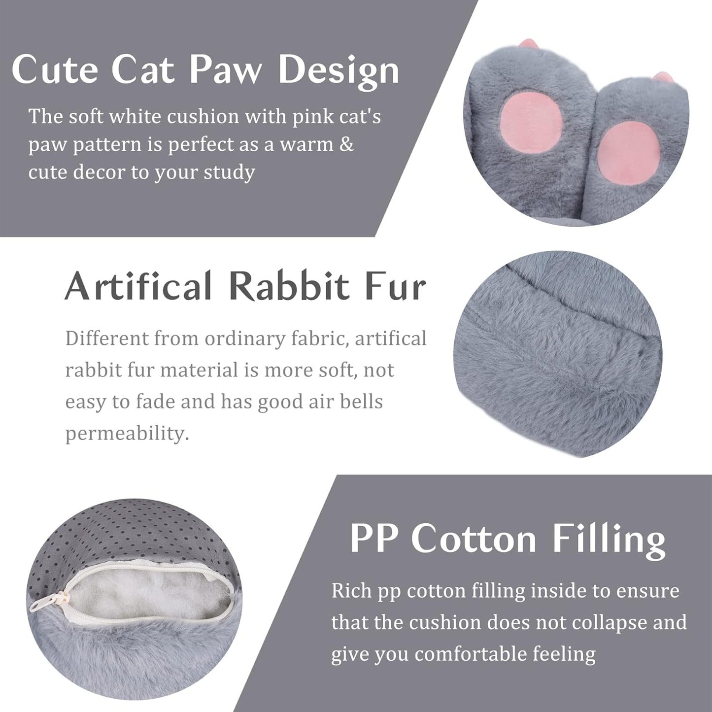 Cute Seat Cushion Cat Paw Shape । TrendyBurg