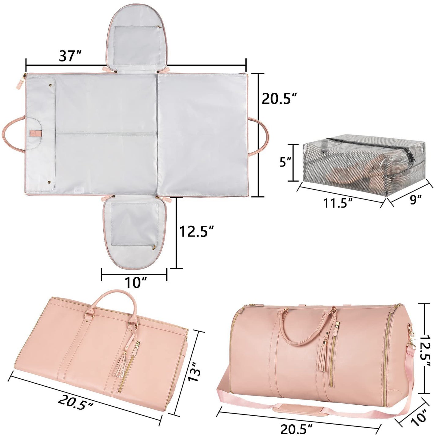Large Capacity LUXURY Travel Duffle Bag UK (STANDARD)