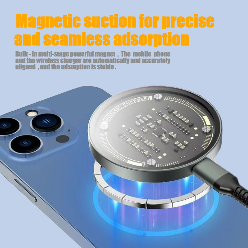 The Super Fast Wireless Magnetic Charger For iPhone 11-16