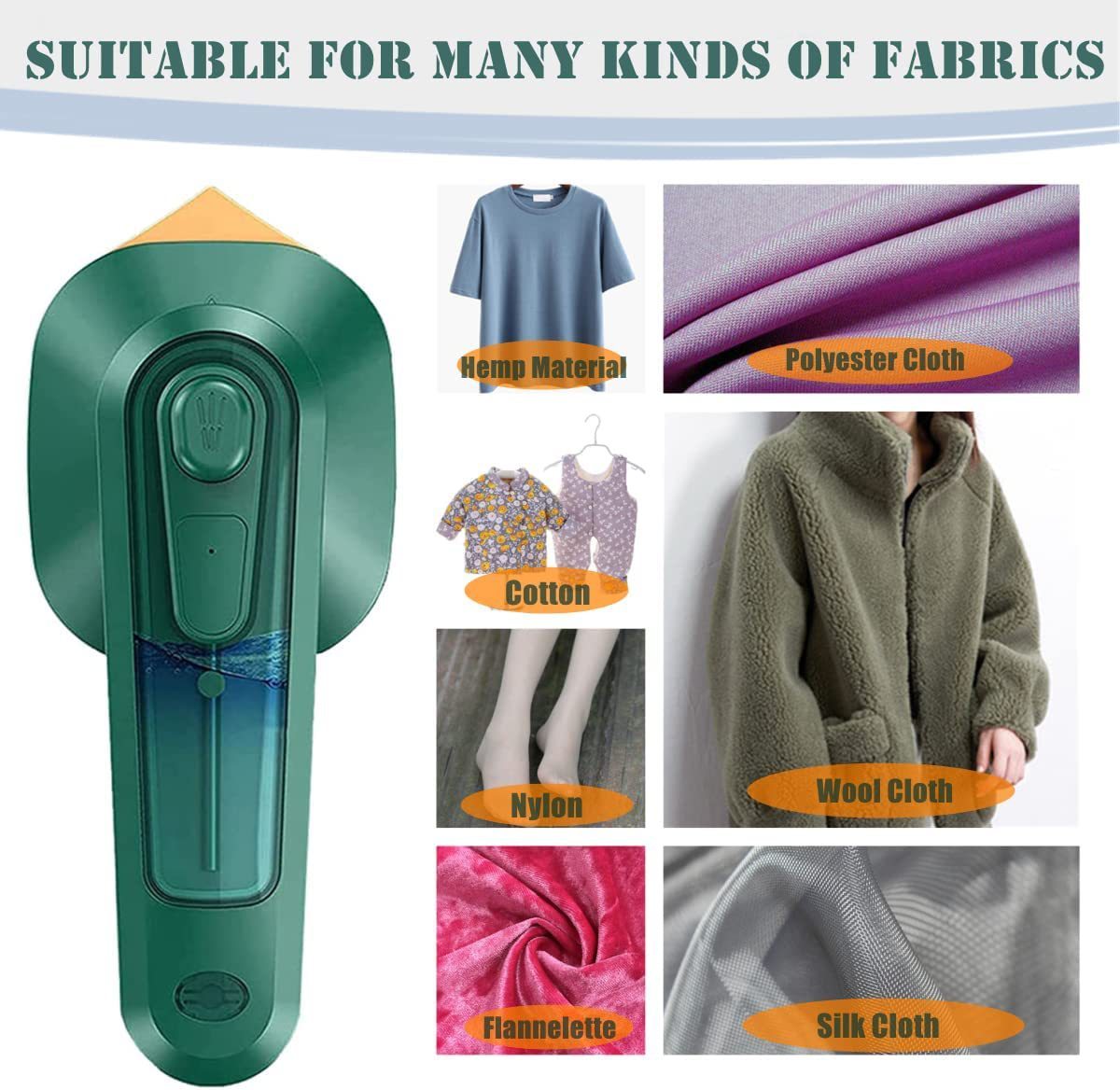 Handheld Portable Garment Ironing Machine with Steam