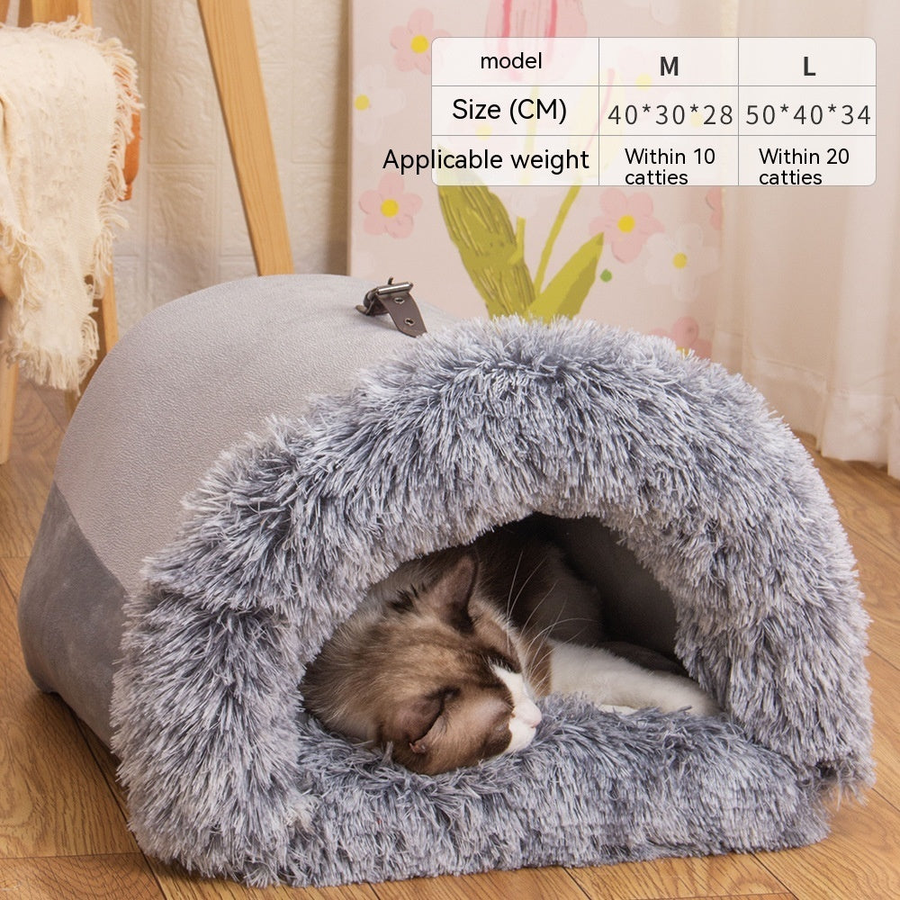 Splice Portable Pet Nest For Autumn And Winter Warm