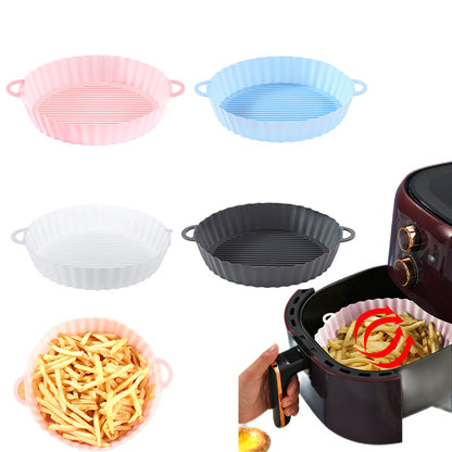 🔥 Reusable Air Fryer Silicone Liner – Non-Stick, Dishwasher Safe (UK Standard Size)