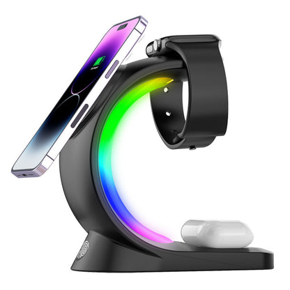 4 In1 Magnetic Wireless Charger Fast Charging  For iPhone