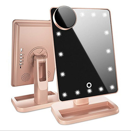 Touch Screen Makeup Mirror With Bluetooth । TrendyBurg