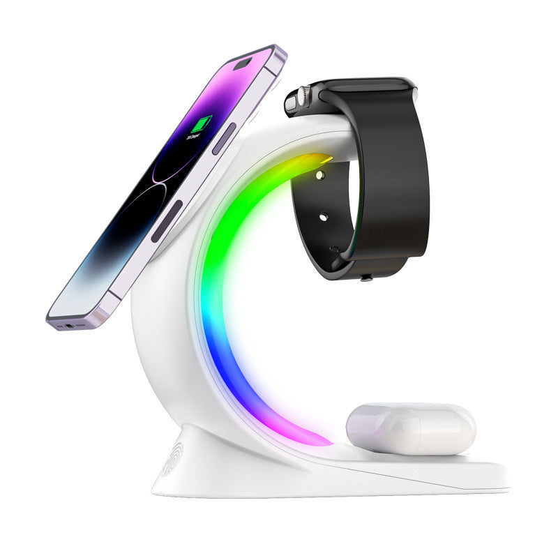 4 In1 Magnetic Wireless Charger Fast Charging  For iPhone