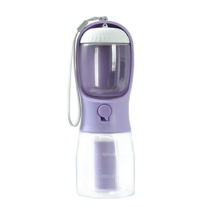 The Ultimate 3-in-1 Dog Water Bottle – Hydrate, Feed, Clean Anywhere!