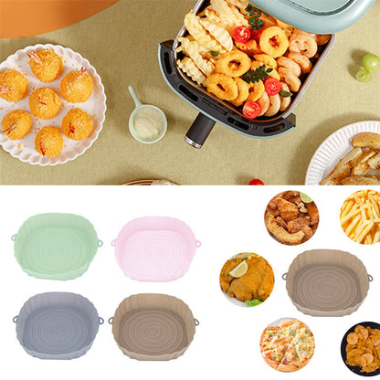 🏆Flash Sale⚡Air Fryer Silicone Liner - Reusable Non-Stick Mat, Heat Resistant & Dishwasher Safe Accessories