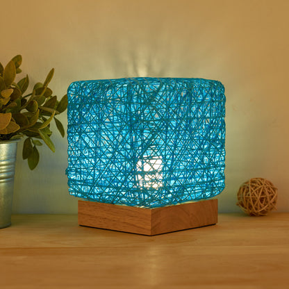 Hand-Knit Dimmable Square LED Desk Lights । TrendyBurg