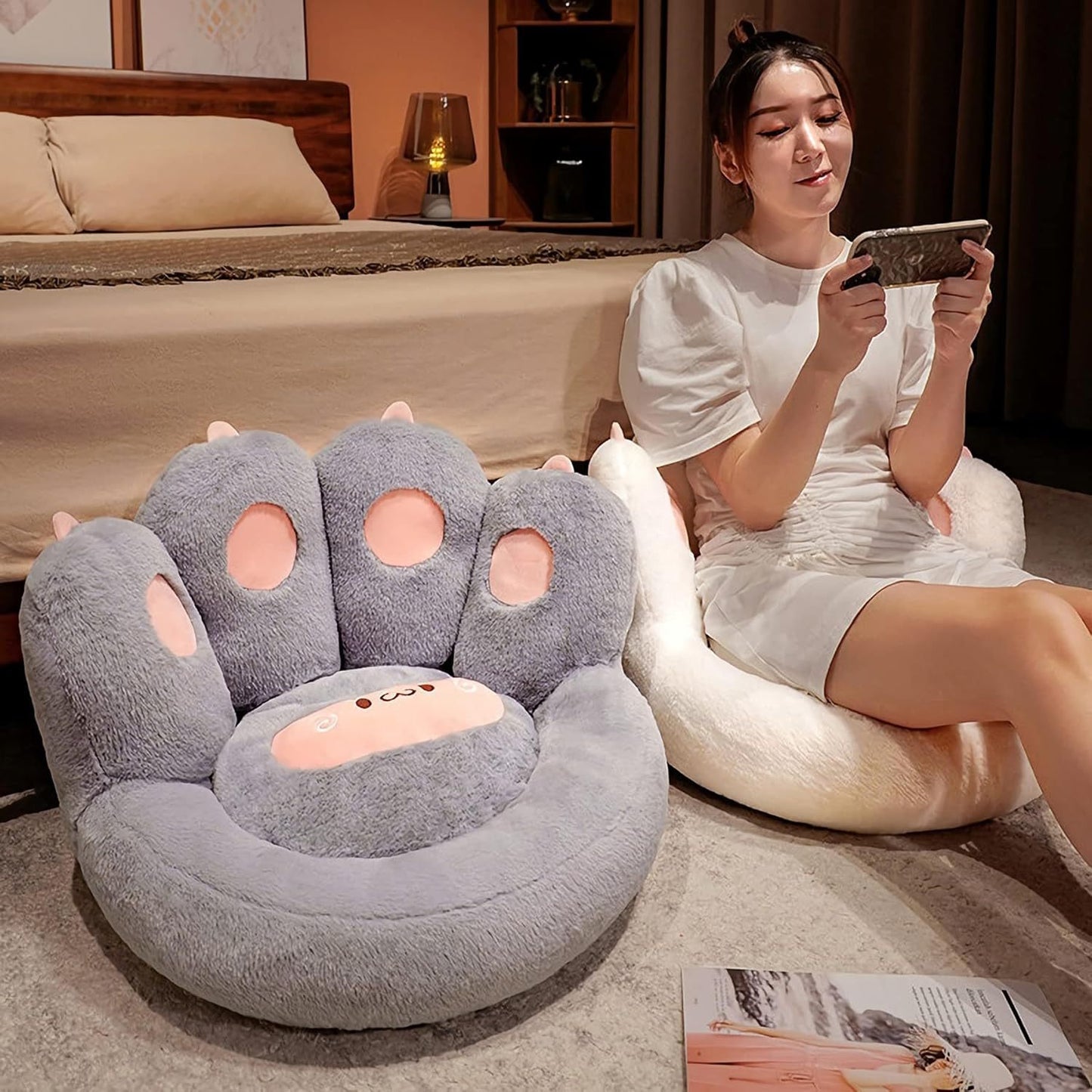 Cute Seat Cushion Cat Paw Shape । TrendyBurg